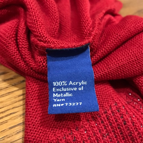 Apt 9 Red Tango Tunic Sweater With Infinity Scarf NEW Womens Plus Size 0X 14W - Picture 13 of 13